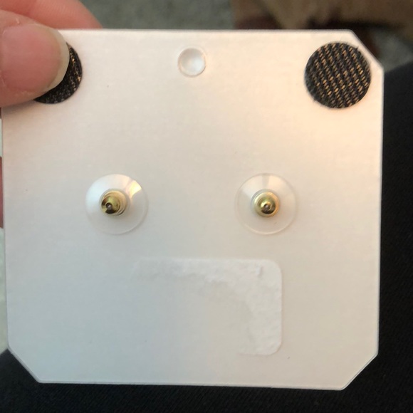 NWT Bobby Rose rose gold and pink earrings - Picture 2 of 2